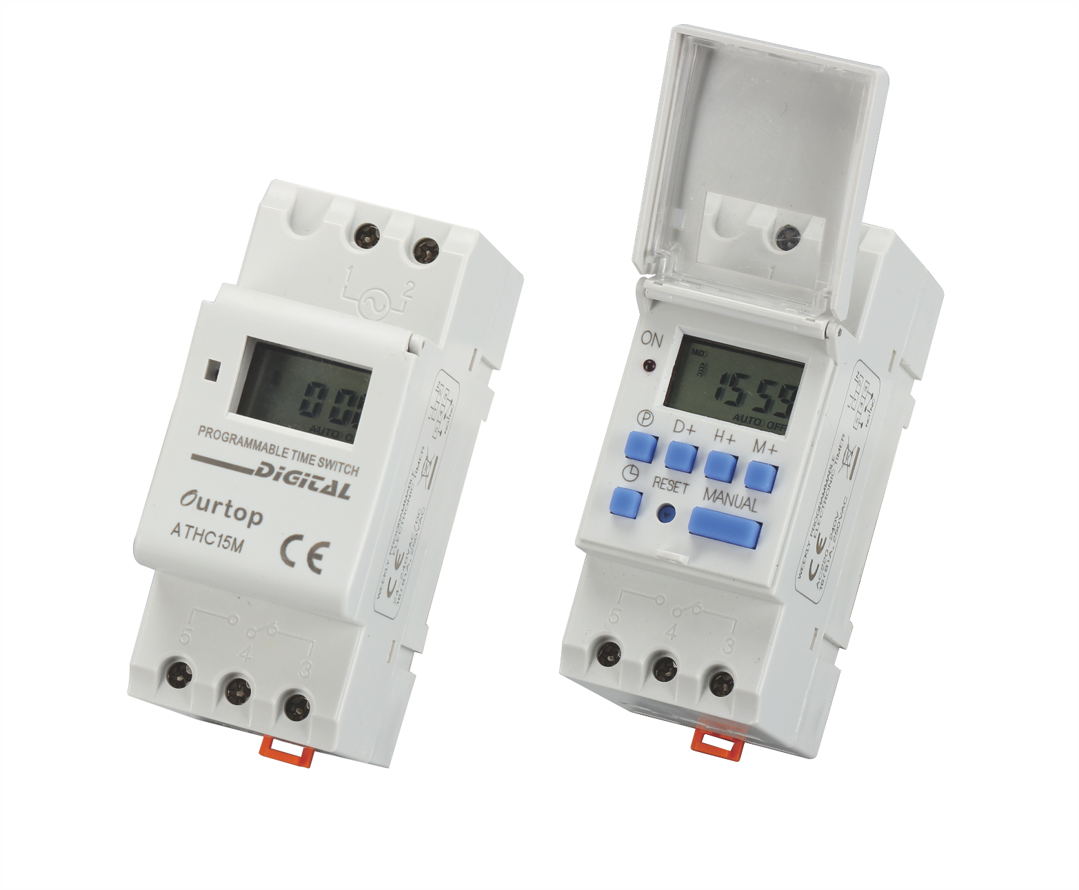 ATHC15M Digital Programmable Time Switch Multi-Voltage